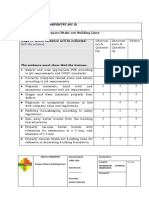 Evidence Plan: Prepare/Stake Out Building Lines