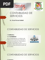 Contabilidad de Servicios: Lic. Oscar Ticona Gabriel