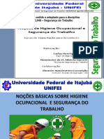 APOSTILA Noçoes de Higiene Ocupacional e Segurança Do Trabalho - Parte1 - 2013