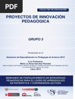 Proyecto de Innovación Pedagógica