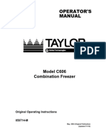 Operator'S Manual: Model C606 Combination Freezer