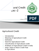 Agricultural Credit