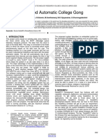 Iot Based Automatic College Gong: S.Arockia Ranjith Kumar, R.Glarwin, M.Gowthamaraj, M.K.Vijayanainar, G.Shunmugalakshmi