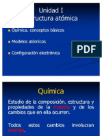 Modelos Atomicos y Configuracion Electrónica.