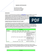 Internet Source (Addition and Subtraction of Polynomials)