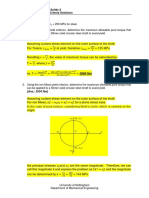 Yield Criteria Exercise Sheet Solutions