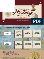 History of Philosophy Timeline