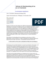 2009 Análisis e Informe de Benchmarking de Las Microfinanzas en Guatemala