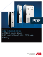 ABB Industrial Drives: ACS880, Single Drives 0.75 To 4250 HP (0.55 To 3200 KW) Catalog