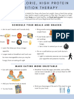 High-Calorie High Protein Nutrition Therapy Handout