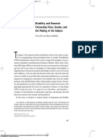 Das, V. & Addlakha, R. (2001) - Disability and Domestic Citizenship