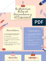 Cuadro Comparativo, Racionalismo y Empirismo