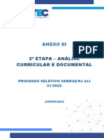 #04 - Anexo LII - 2 Etapa - Análise Curricular e Documental Sebrae-RJ - ALI 2022-1