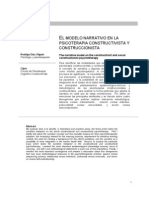 Narrativa y Psicoterapia Constructivista. Rodrigo Díaz