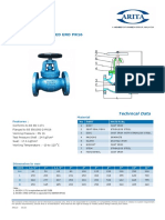 Globe Valve Flanged End Pn16: Technical Data