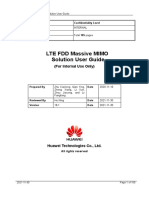 eRAN18.1 LTE FDD Massive MIMO Solution User Guide