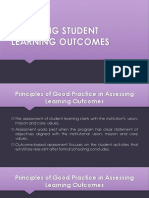 Assessing Student Learning Outcomes