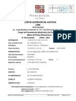 N° Documento 70645-2022 12/07/2022 10:51:44. SUBSANO OMISIÓN. Exp. N.° 17326-2015-0-1801-JR-CI-26. 5 Págs