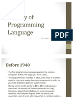 History of Programming Language