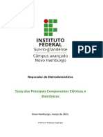 10.1 - Teste Dos Principais Componentes Elétricos e Eletrônicos