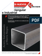 Producto Nuevo Tubo Rectangular e Industrial Metal-Gypsum - Espanol