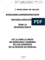 Tema 13 Segunda Parte Ley 3 2009 11 Mayo