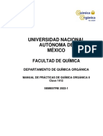 Manual de Prácticas de Química Orgánica II