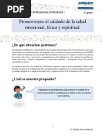 Experiencia Integrada de Aprendizaje 1 - 3er - Grado