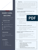 Mary Carl Secong - Resume (Updated)