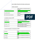 Preguntas de Opción Múltiple Aparato Cardiovascular