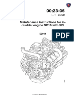 Maintenance Instructions For In-Dustrial Engine DC16 With XPI