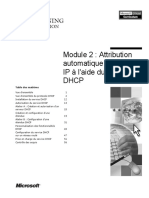 2-Attribution Des Adresses IP Automatique À L'aide de DHCP