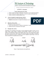 Lab Activity No. 1 - Attenuation