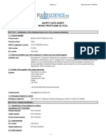 Sds Mono Propylene Glycol Industrial 0382