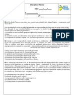 Atividade 8 Ano Revolucao Francesa