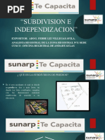 Subdivision e Independizacion - Andahuaylas