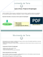 Estudos Topográficos - Movimento de Terra