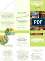 Folleto Tríptico Brochure para Curso o Evento Redes Sociales Pasteles Neón 