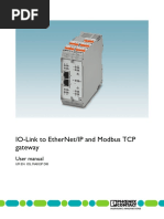 Io-Link To Ethernet/Ip and Modbus TCP Gateway: User Manual