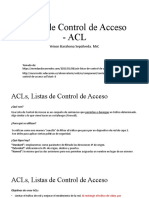 Listas de Control de Acceso - ACLs