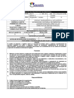 Formato de Requisición de Personal - Auxiliar de Logistica