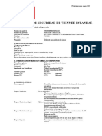 Hoja de Seguridad Thinner Estandar