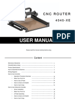 User Manual: CNC Router