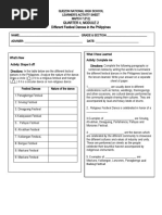 LAS P.E Q4-M2 Worksheet