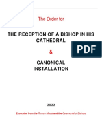 Revised Bishop Installation Mass