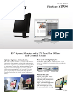 19" Square Monitor With IPS Panel For Offices and Control Rooms