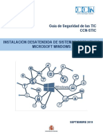 CCN-STIC Instalaciขn Desatendida