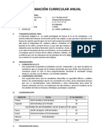 Programación Curricular Anual Religion Primaria