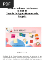 Consideraciones Teóricas en La Que El Test de La Figura Humana de Koppitz.