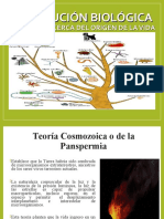 Teorías Origen de La Vida y de La Evolución